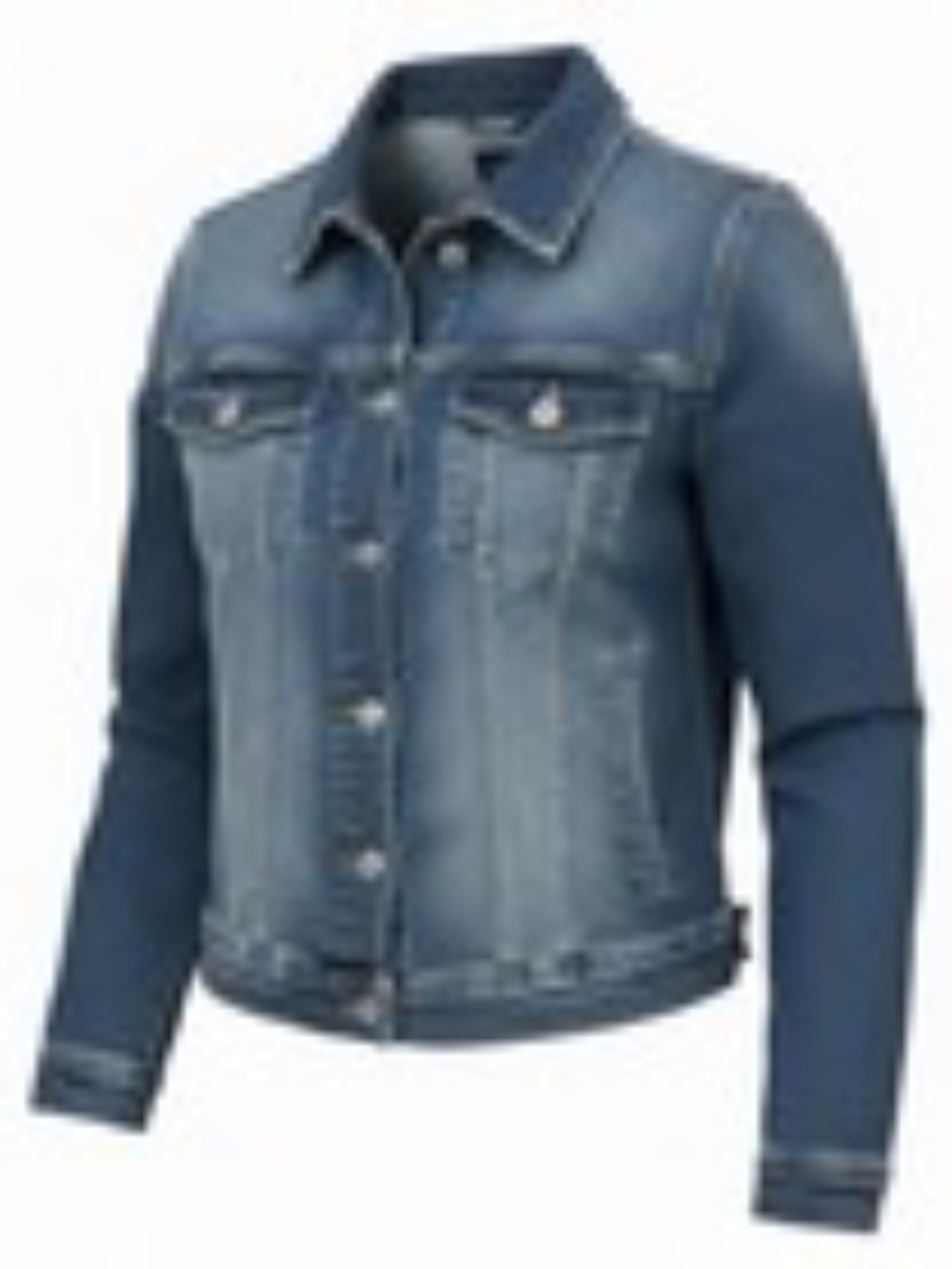 Articles of Society Los Angeles Women's Blue Denim Trucker Jean Jacket Size S